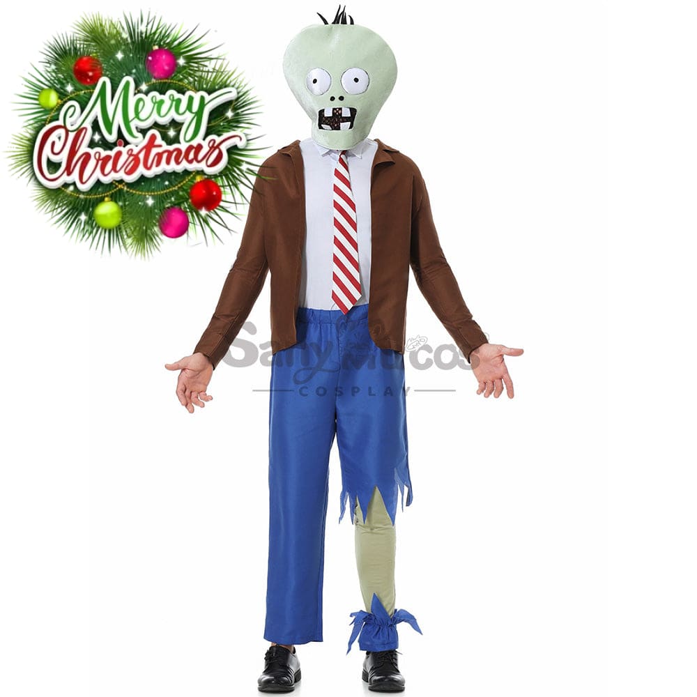 【In Stock】Game Plants Vs. Zombies Cosplay Zombie Costume Male Costumes