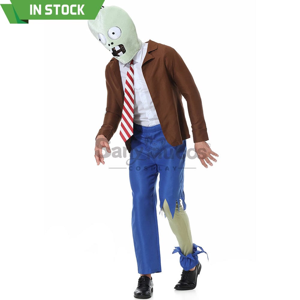 【In Stock】Game Plants Vs. Zombies Cosplay Zombie Costume Male Costumes