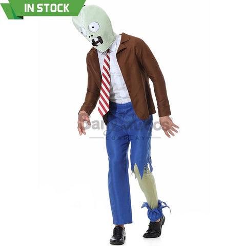 【In Stock】Game Plants Vs. Zombies Cosplay Zombie Costume Male Costumes
