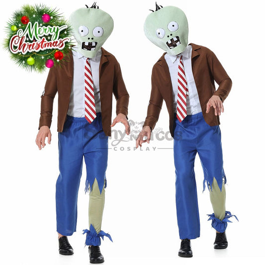 【In Stock】Game Plants Vs. Zombies Cosplay Zombie Costume Male Costumes 1000