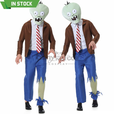 【In Stock】Game Plants Vs. Zombies Cosplay Zombie Costume Male Costumes