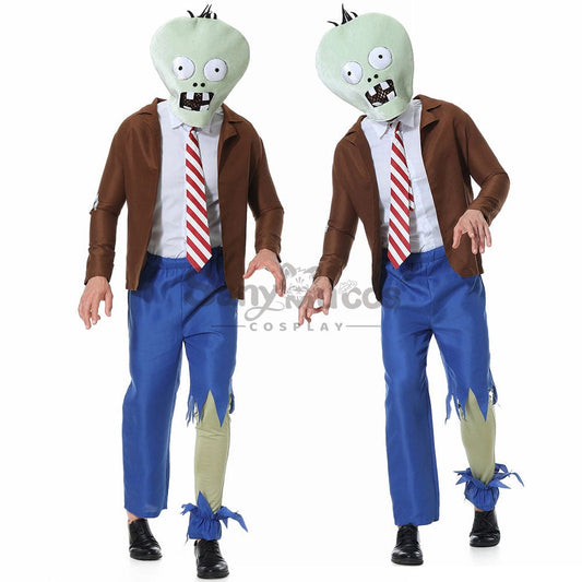 【In Stock】Game Plants Vs. Zombies Cosplay Zombie Costume Male Costumes 1000