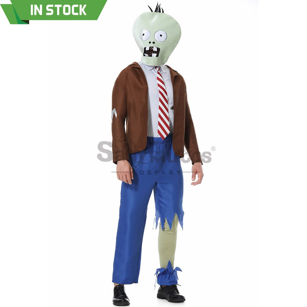 【In Stock】Game Plants Vs. Zombies Cosplay Zombie Costume Male Costumes