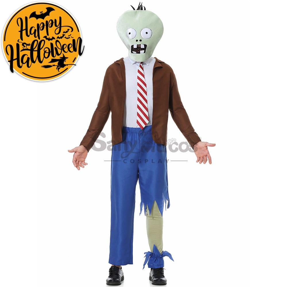 【In Stock】Game Plants Vs. Zombies Cosplay Zombie Costume Male Costumes