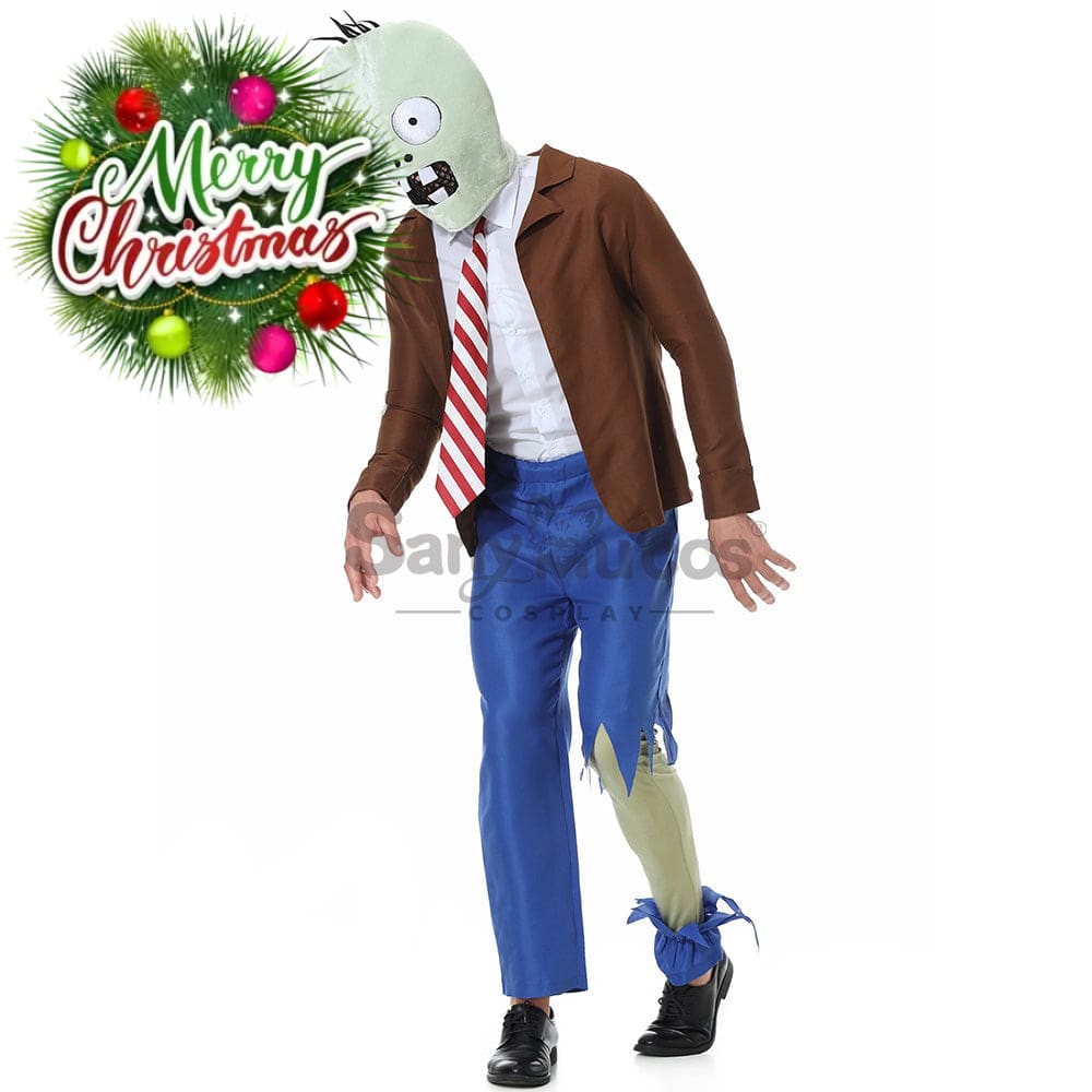 【In Stock】Game Plants Vs. Zombies Cosplay Zombie Costume Male Costumes