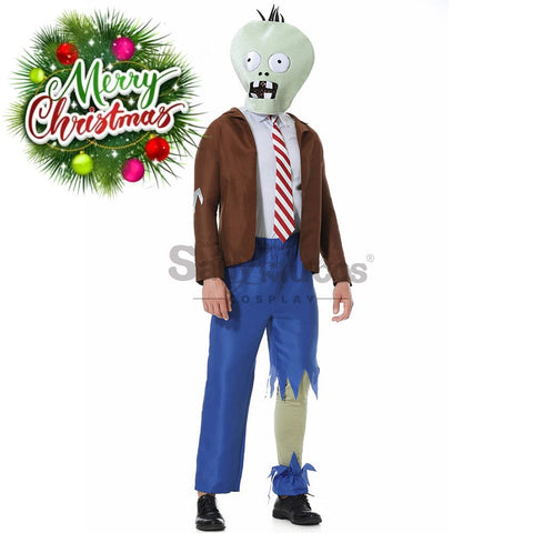 【In Stock】Game Plants Vs. Zombies Cosplay Zombie Costume Male Costumes