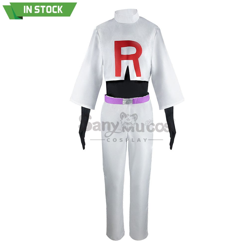 【In Stock】Game Pokemon Scarlet And Violet Cosplay James Costume Costumes