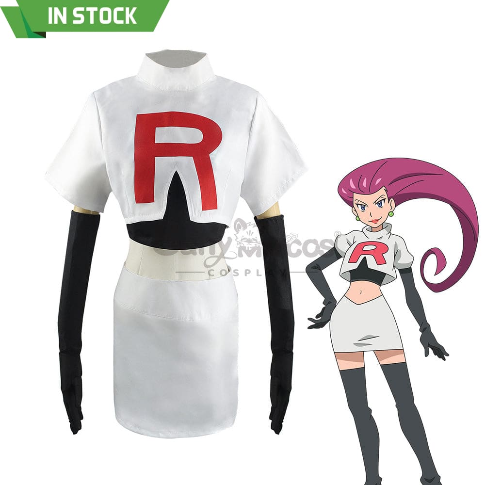 【In Stock】Game Pokemon Scarlet And Violet Cosplay Jessie Costume Costumes