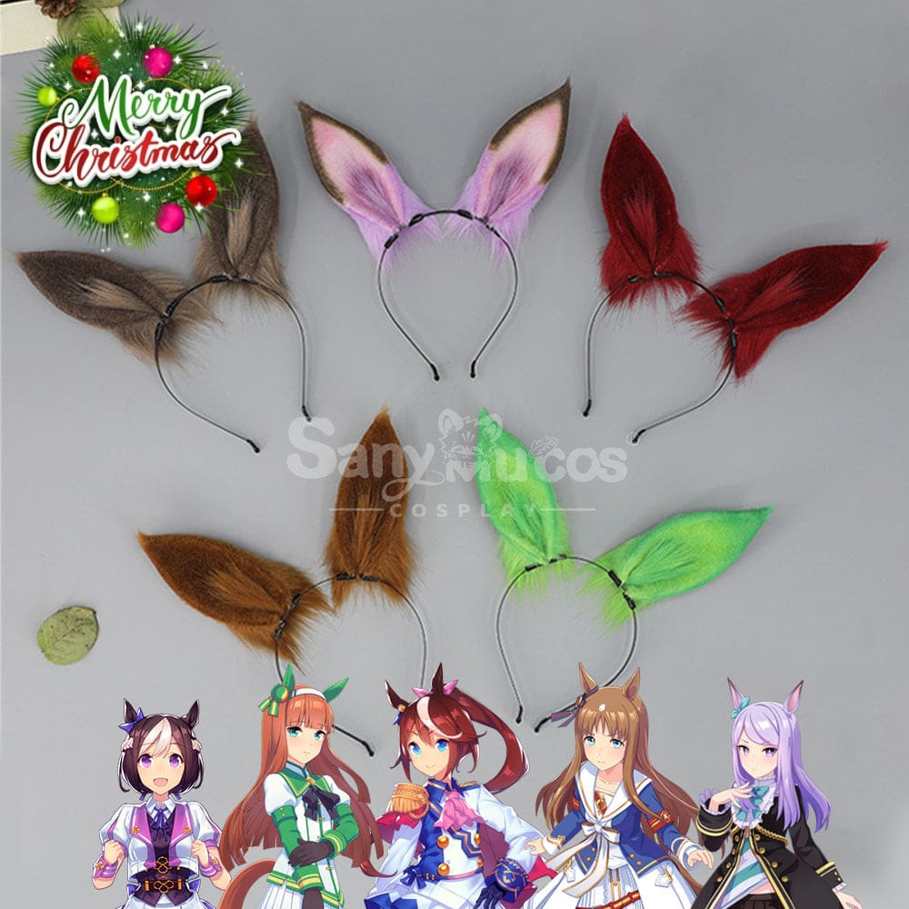 【In Stock】Game Pretty Derby Cosplay Horse Ears Hairband Props Prop