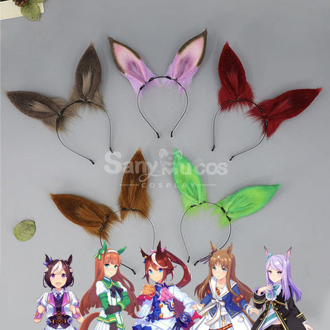 【In Stock】Game Pretty Derby Cosplay Horse Ears Hairband Props Prop