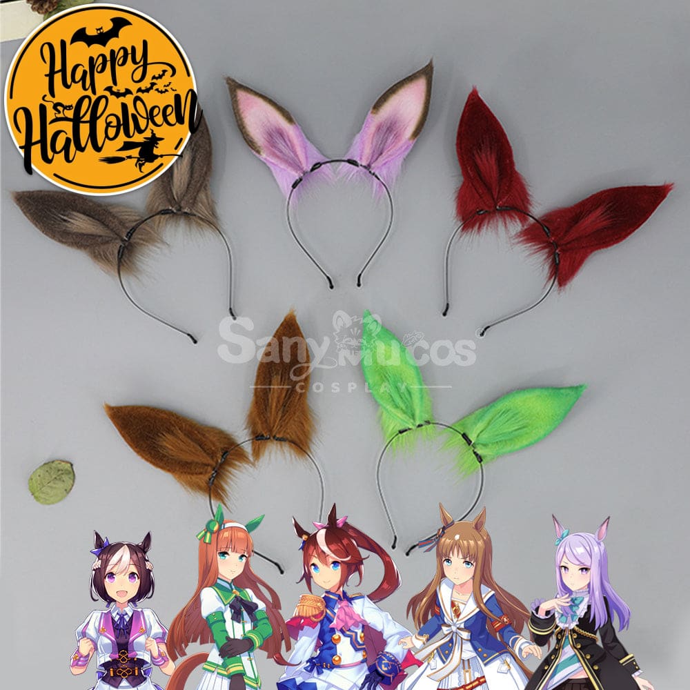 【In Stock】Game Pretty Derby Cosplay Horse Ears Hairband Props Prop