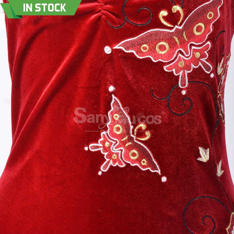 【In Stock】Game Resident Evil 4 Remake Cosplay Ada Wong Cheongsam Costume Costumes