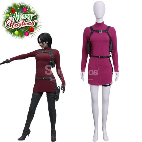 【In Stock】Game Resident Evil 4 Remake Cosplay Ada Wong Sweater Cosplay Costume Cosplay Costumes