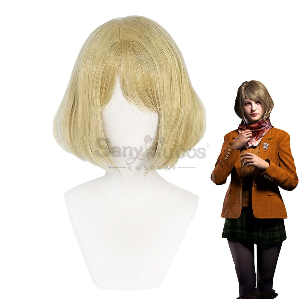 【In Stock】Game Resident Evil 4 Remake Cosplay Ashley Graham Wig Wigs
