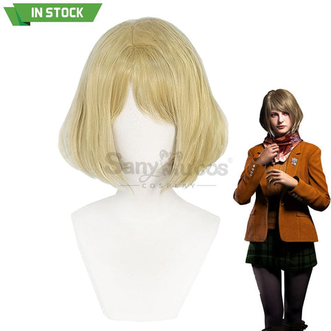 【In Stock】Game Resident Evil 4 Remake Cosplay Ashley Graham Wig Wigs