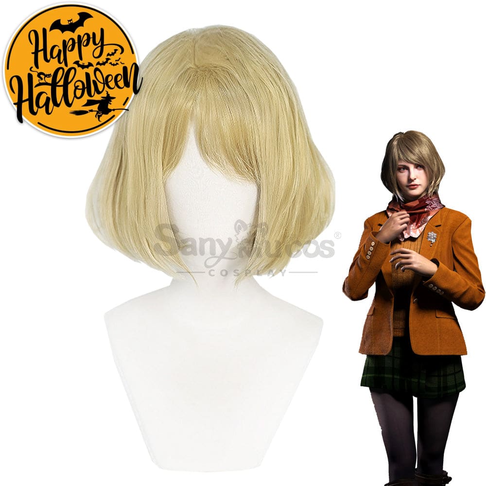 【In Stock】Game Resident Evil 4 Remake Cosplay Ashley Graham Wig Wigs