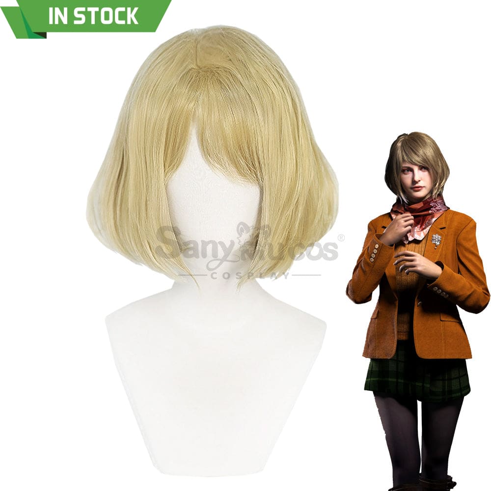 【In Stock】Game Resident Evil 4 Remake Cosplay Ashley Graham Wig Wigs