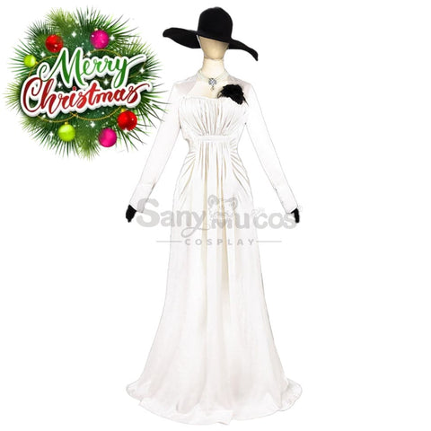 【In Stock】Game Resident Evil 8 Cosplay Alcina Dimitrescu Costume Costumes