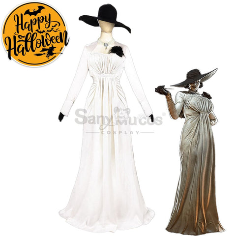 【In Stock】Game Resident Evil 8 Cosplay Alcina Dimitrescu Costume Costumes
