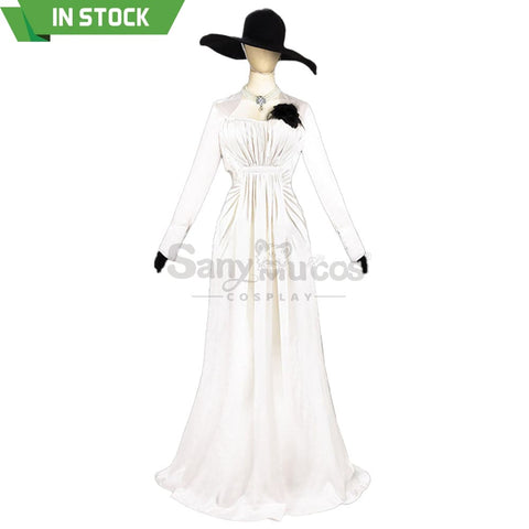 【In Stock】Game Resident Evil 8 Cosplay Alcina Dimitrescu Costume Costumes