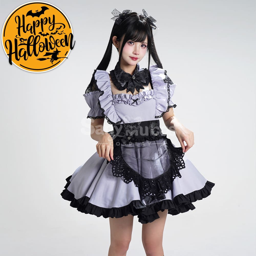【In Stock】Game Shirogane Maid Club Cosplay Cute Maid Series Cosplay Costume Blue / S Cosplay Costumes