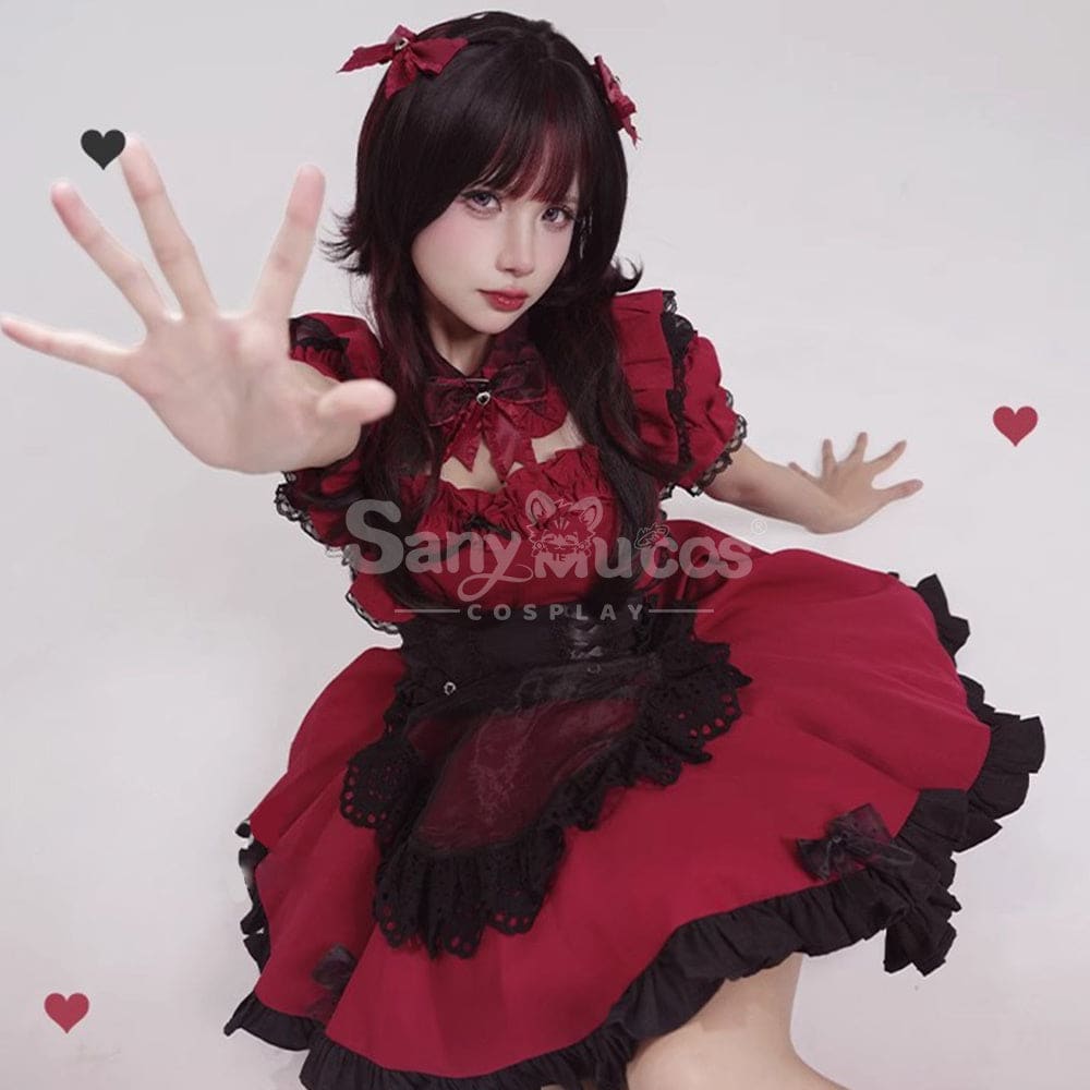 【In Stock】Game Shirogane Maid Club Cosplay Cute Maid Series Cosplay Costume Cosplay Costumes