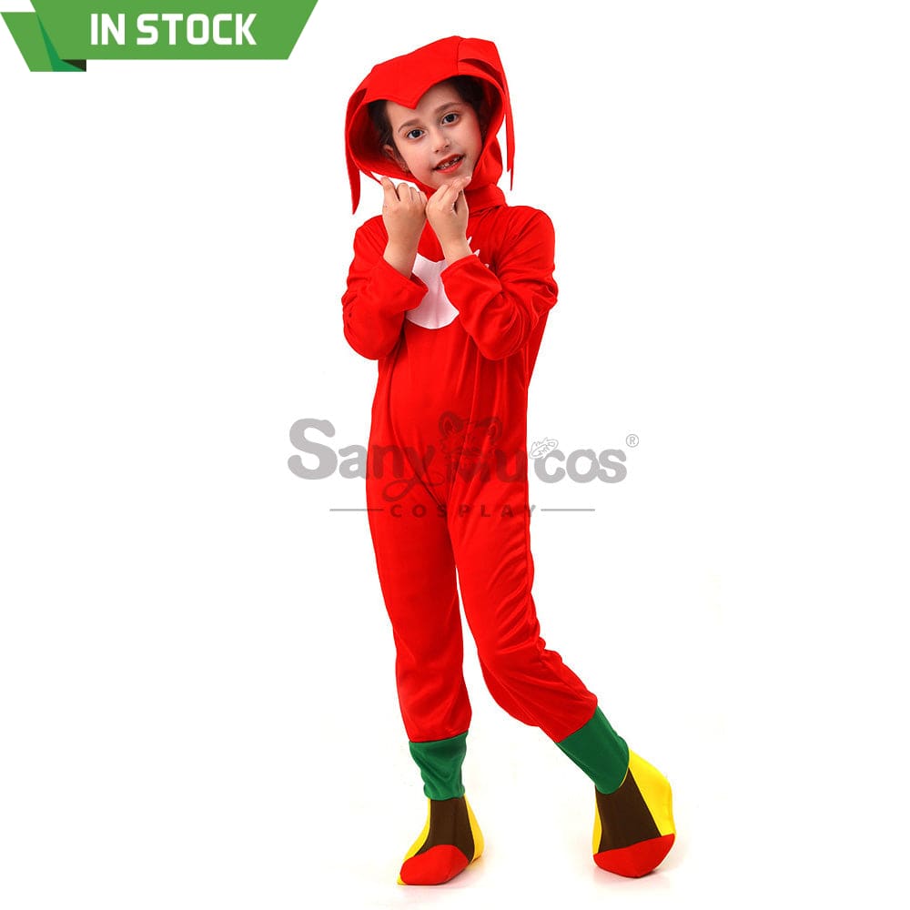 【In Stock】Game Sonic The Hedgehog Cosplay Main Characters Costume Kid Size Costumes