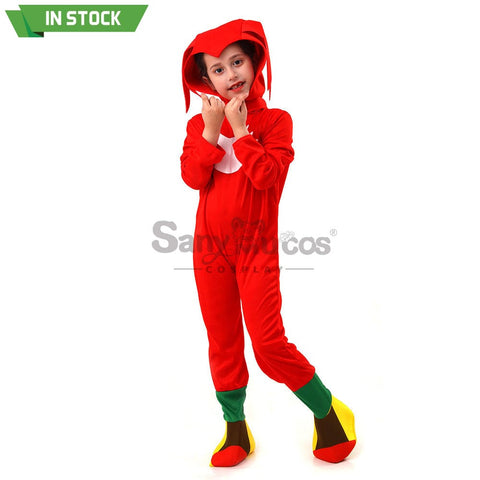 【In Stock】Game Sonic The Hedgehog Cosplay Main Characters Costume Kid Size Costumes