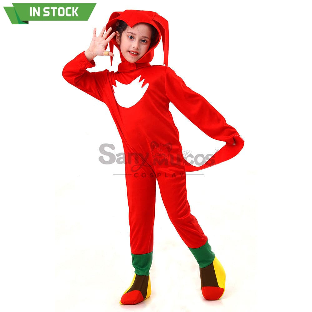 【In Stock】Game Sonic The Hedgehog Cosplay Main Characters Costume Kid Size Costumes