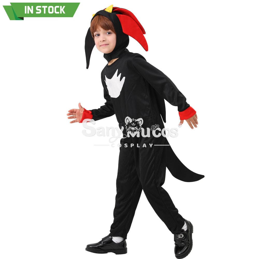 【In Stock】Game Sonic The Hedgehog Cosplay Main Characters Costume Kid Size Shadow / S Costumes