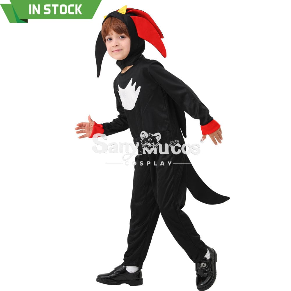 【In Stock】Game Sonic The Hedgehog Cosplay Main Characters Costume Kid Size Shadow / S Costumes