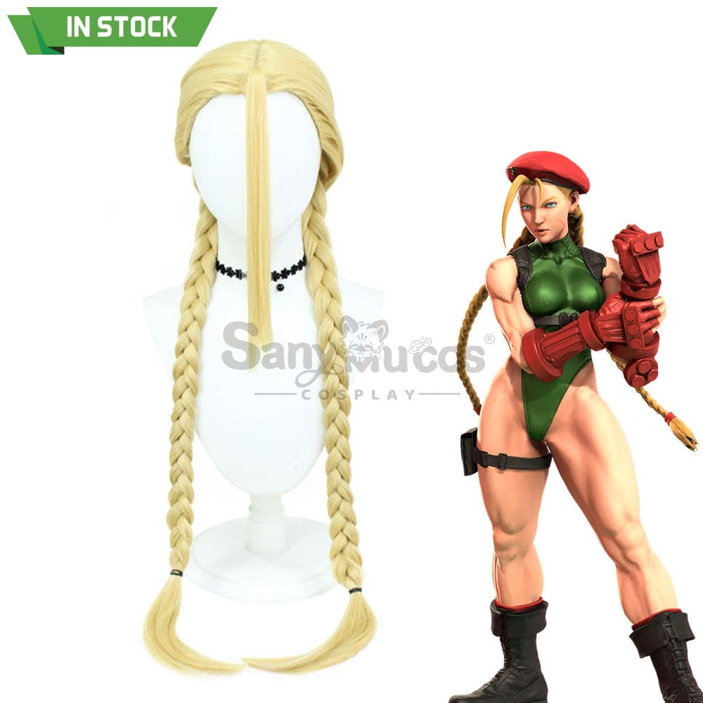 【In Stock】Game Street Fighte Cosplay Cammy Wig Wigs