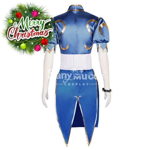 【In Stock】Game Street Fighter Cosplay Chun-Li Costume Plus Size Costumes