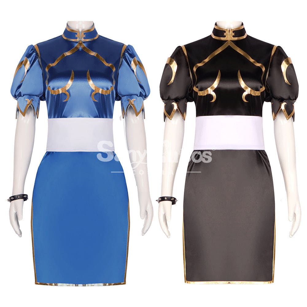 【In Stock】Game Street Fighter Cosplay Chun-Li Costume Plus Size Costumes