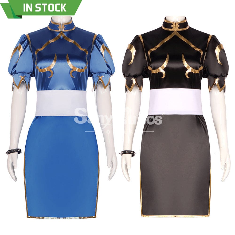 【In Stock】Game Street Fighter Cosplay Chun-Li Costume Plus Size Costumes