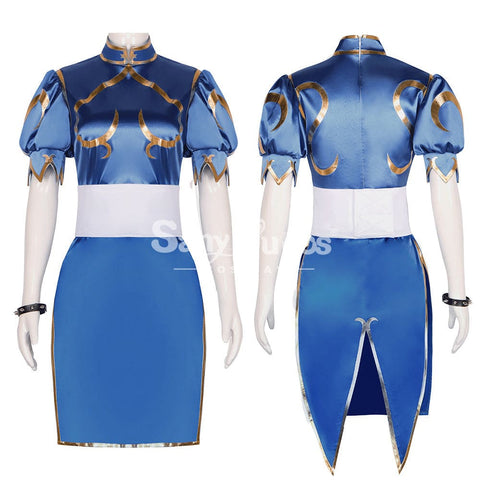 【In Stock】Game Street Fighter Cosplay Chun-Li Costume Plus Size Costumes