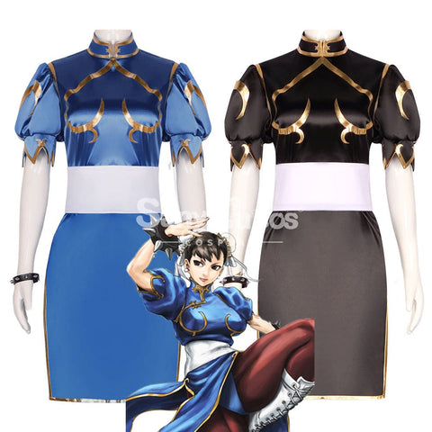 【In Stock】Game Street Fighter Cosplay Chun-Li Costume Plus Size Costumes