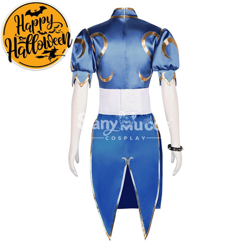 【In Stock】Game Street Fighter Cosplay Chun-Li Costume Plus Size Costumes