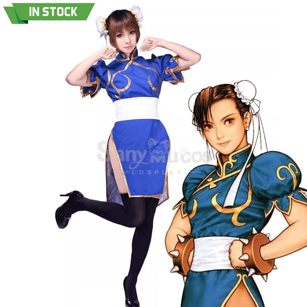 【In Stock】Game Street Fighter Cosplay Chun-Li Costume Premium Edition Costumes