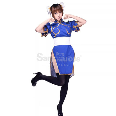 【In Stock】Game Street Fighter Cosplay Chun-Li Costume Premium Edition Costumes