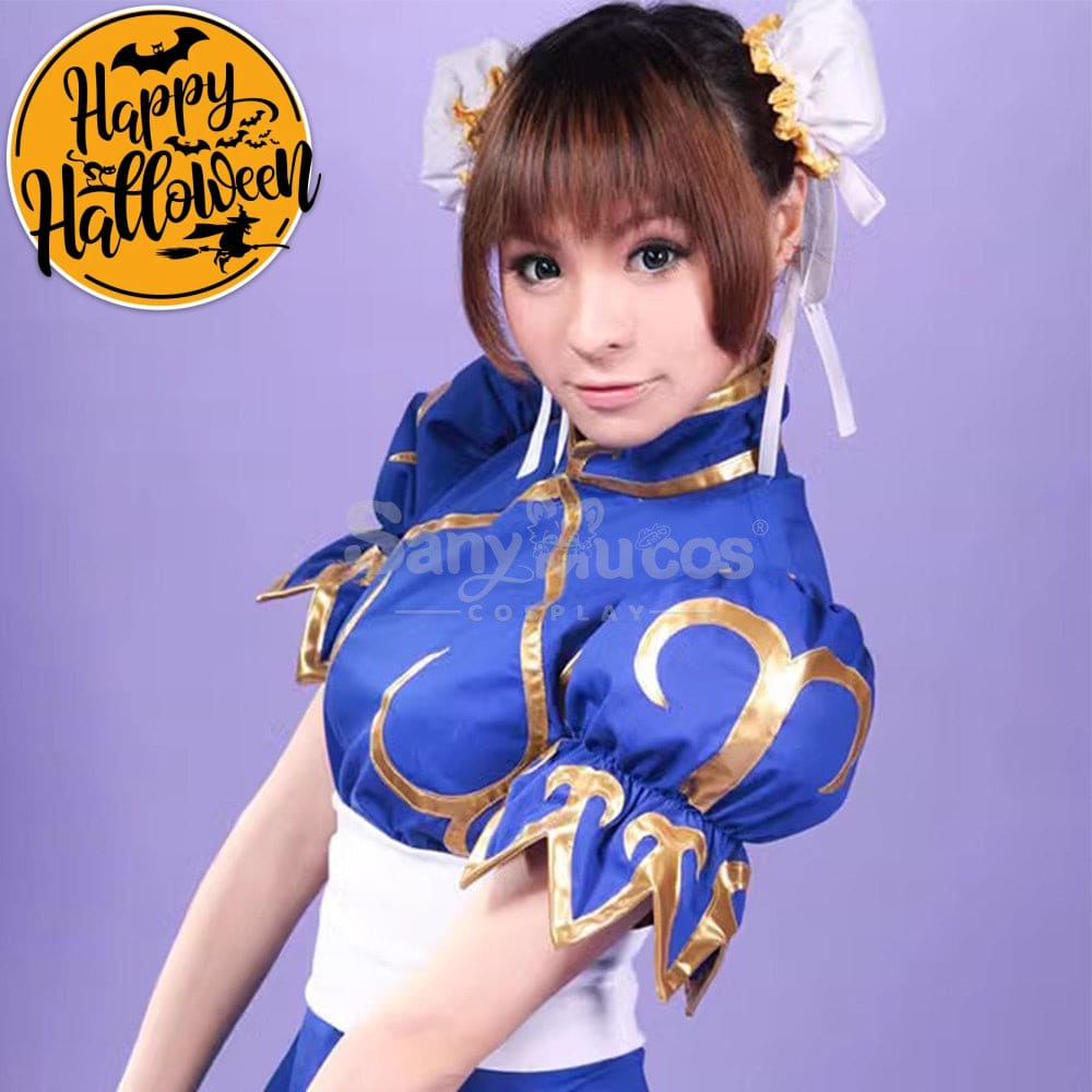 【In Stock】Game Street Fighter Cosplay Chun-Li Costume Premium Edition Costumes