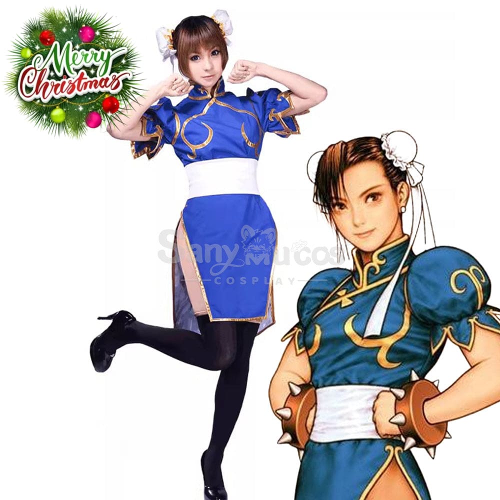 【In Stock】Game Street Fighter Cosplay Chun-Li Costume Premium Edition Costumes
