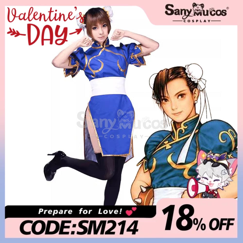 【In Stock】Game Street Fighter Cosplay Chun-Li Costume Premium Edition Costumes