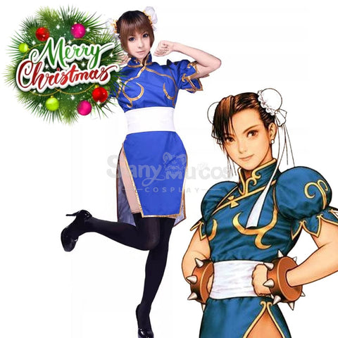 【In Stock】Game Street Fighter Cosplay Chun-Li Costume Premium Edition Costumes