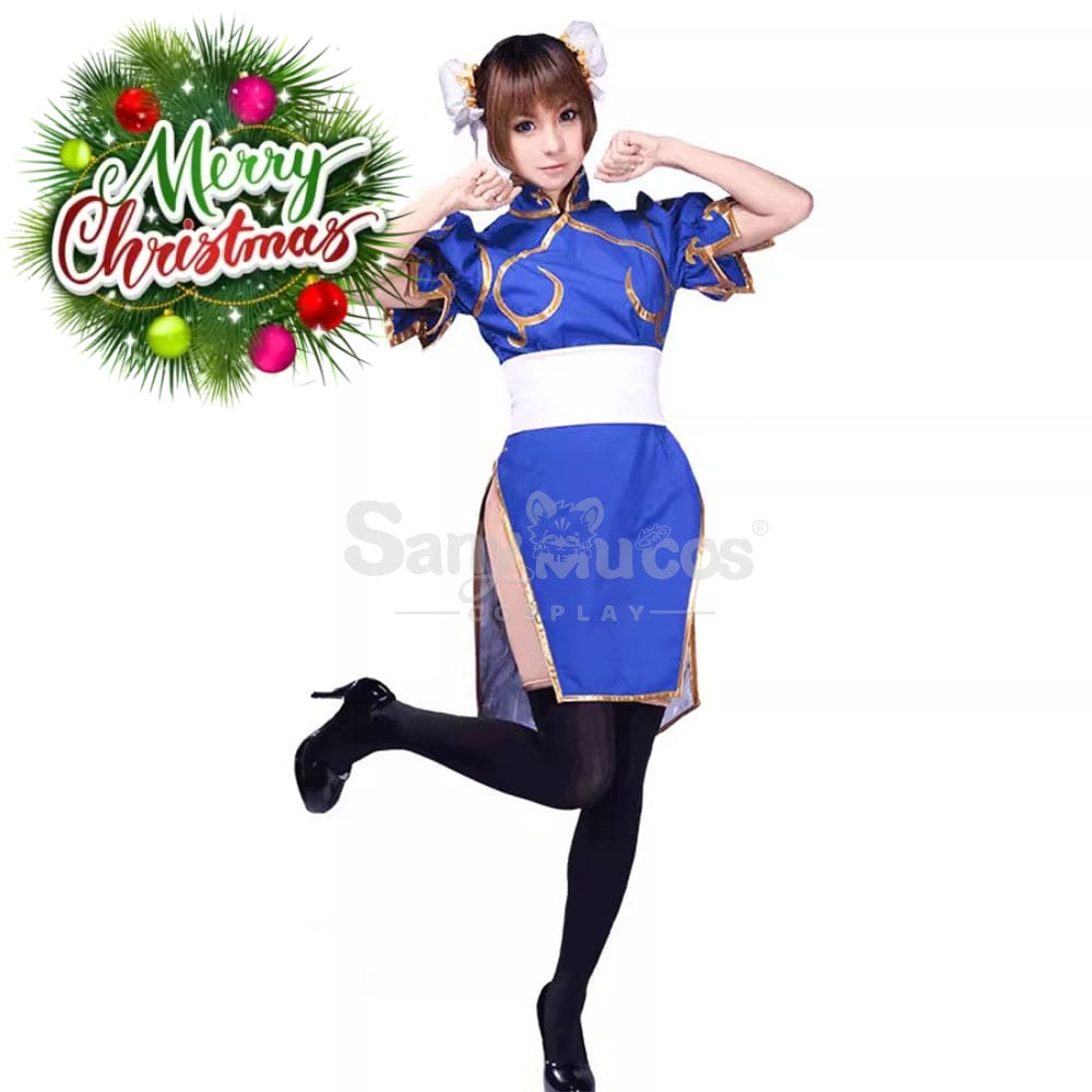 【In Stock】Game Street Fighter Cosplay Chun-Li Costume Premium Edition Costumes