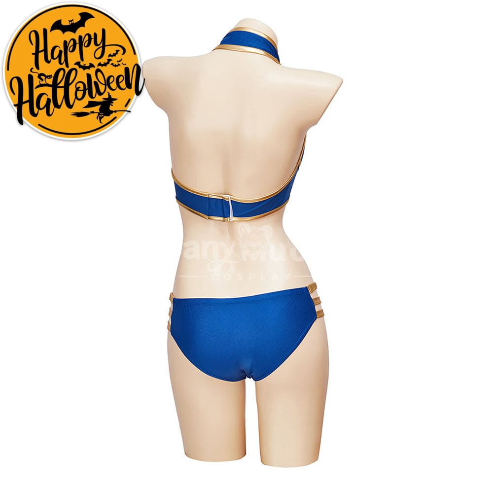 【In Stock】Game Street Fighter Cosplay Chun-Li Swimsuit Costume Plus Size Costumes