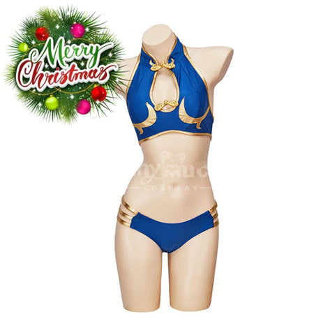 【In Stock】Game Street Fighter Cosplay Chun-Li Swimsuit Costume Plus Size Costumes