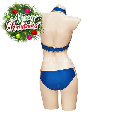 【In Stock】Game Street Fighter Cosplay Chun-Li Swimsuit Costume Plus Size Costumes