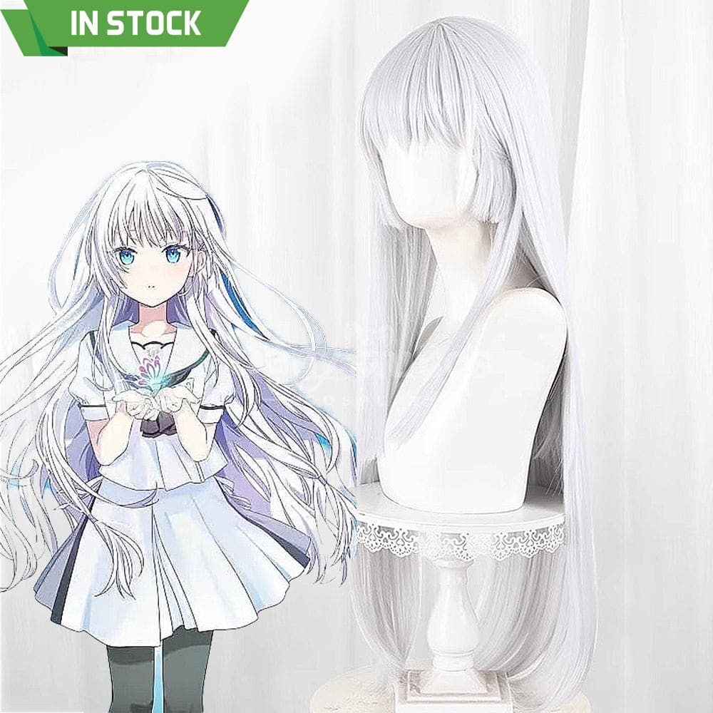 【In Stock】Game Summer Pockets Cosplay Naruse Shiroha Cosplay Costume Cosplay Wigs