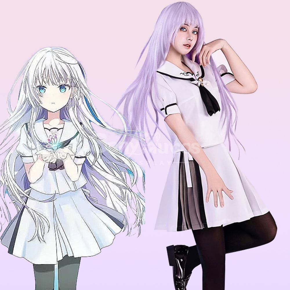 【In Stock】Game Summer Pockets Cosplay Naruse Shiroha&Sorakado Ao Cosplay Costume Cosplay Costumes